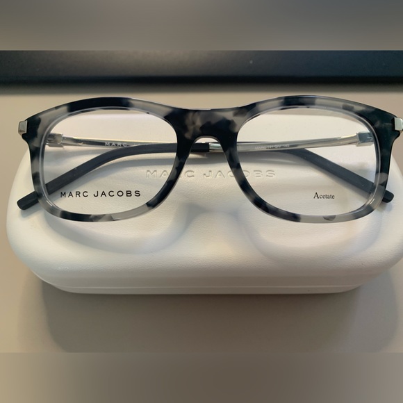NWOT Marc Jacobs 141 QIV Grey Havana Eyeglasses. - Picture 5 of 5